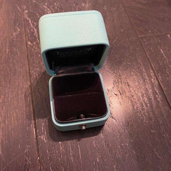 Tiffany & Co Empty Blue Engagement Ring Box+Outer Box+Shopping Bag - Picture 3 of 11